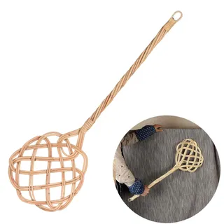 Envenzo Teppichschlägel Weiden-Rattan-Teppichreiniger Staub Sofa Basher Hunde Katzen Tierhaarmatten Staubwedel Teppich Teppich Schlägel Langlebig Staubtuch Teppich Schlägel Langlebig