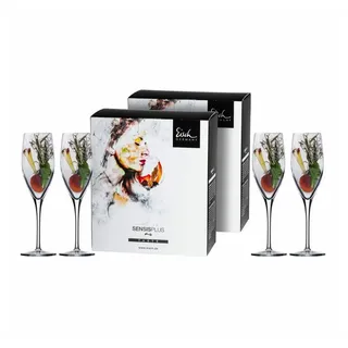 Eisch Champagnerglas Superior SensisPlus, Spülmaschinenfest - Transparent