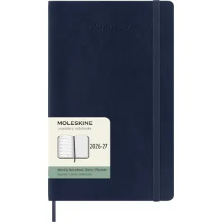 Moleskine Wochen-Notizkalender 2026/2027 Saphir