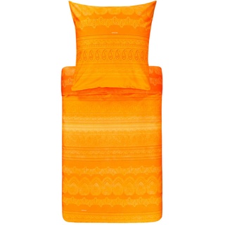 Bassetti Bettwäsche Brunelleschi, Orange, Textil, Ornament, 155 cm, Textiles Vertrauen - Oeko-Tex®, pflegeleicht, bügelleicht, Schlaftextilien, Bettwäsche, Bettwäsche