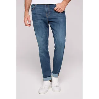 Regular-fit-Jeans CAMP DAVID Gr. 34, Länge 32, blau Herren Jeans Regular Fit mit hoher Leibhöhe