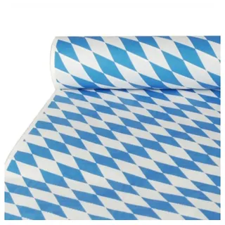 Papstar Papiertischtuch mit Damastprägung 12543 10 x 1 m Blau