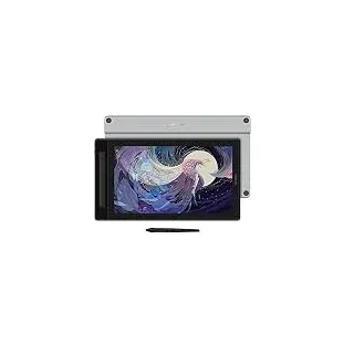 HUION Kamvas Pro 16 2.5K Grafiktablett mit Display, 145% sRGB | 15,8 Zoll, 2.5K Auflösung, 1:1200 Kontrast, Ideal für Malerei und Online-Arbeit