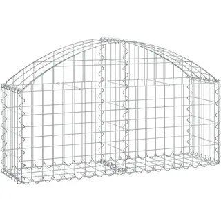 vidaXL Gabione mit Hochbogen 100 x 30 x 60 cm