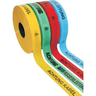 Kelmaplast Trassenwarnband 250 m 40 mm Gelb