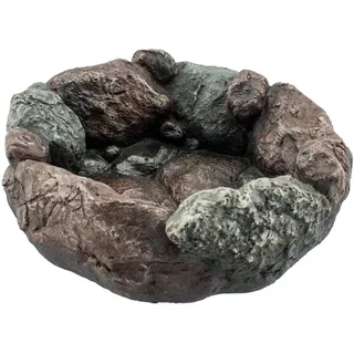 Vogelbad Garten 18cm, Vogeltränke Stein, Wassertränke für Vögel, Vogelbrunnen, Vogel-Badewanne, Vogeldusche, Vogeltränken, Vogeltränke groß, Vogeltränke Garten, Wasserschale für Vögel draußen