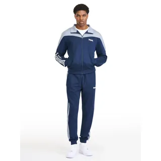 Lonsdale Caunton Trainingsanzug Blau/Schwarz/Weiß XL