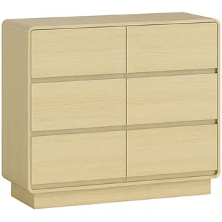 Homcom Sideboard 100 x 86 x 38 cm Beige