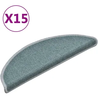 vidaXL Stufenmatte 56 x 17 cm Seeblau