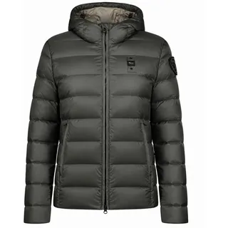 Blauer Daunenjacke L