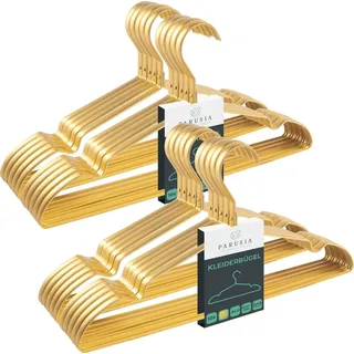 PARUSIA Kleiderbügel Metall Gold 20 St.