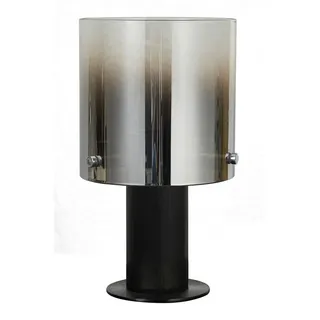 Dieter Knoll Tischleuchte Alesund, Schwarz, Metall, Glas, 26 cm, Lampen & Leuchten, Innenbeleuchtung, Tischlampen, Nachttischlampen