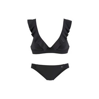 JETTE Triangel-Bikini Damen schwarz Gr.32 Cup A/B
