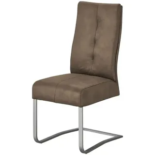 MCA Furniture MCA Salva Schwingstuhl Edelstahl/Antiklook