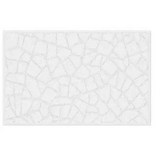 Grund Badteppich Terazzo, Natur, Textil, Steine, rechteckig, 50x80 cm, Oeko-Tex® Standard 100, Made in Europe, Badtextilien, Badematten