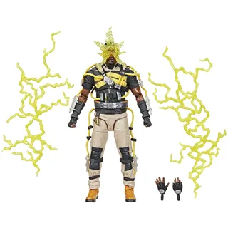 Marvel Legends Series Marvel’s Electro, Spider-Man: No Way Home Sammlerobjekt Action-Figur, 15 cm, Blau und Gelb