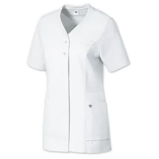 BP 1750-435-21-L Freizeit-Tunika für Frauen, 1/2 Ärmel, Piqué-Einsätze und Arm-Lift-System, 180,00 g/m2 Stoffmischung, weiß, L