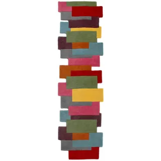 KADIMA DESIGN Thames Eva Wollteppich 66 x 300 cm Mehrfarbig