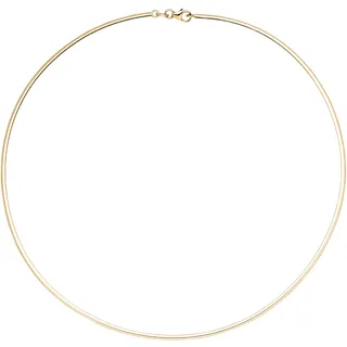 Halsreif JOBO Halsketten Gr. Gelbgold 333, Länge: 45 cm, goldfarben (gelbgold 333) Damen Halsketten 333 Gold 45 cm 2 mm
