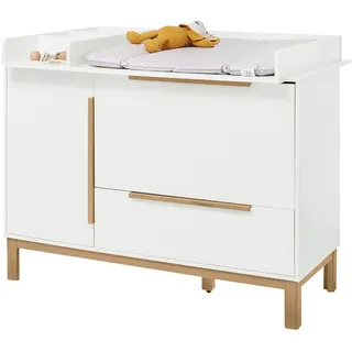 Pinolino Wickelkommode Juna mit Windeleimerauszug, weiss