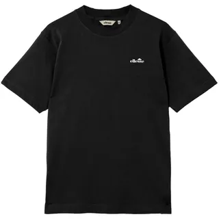 Ellesse T-Shirt ACCIANO CLASSIC TEE, Kurzarm, Rundhals, Logo, Baumwolle, einfarbig, Schwarz M