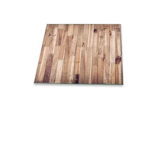 Herdabdeckplatte Abdeckung Ceranfeld Abdeckplatte Schneidebrett 1-Teilig 60x52 Bretter Holz Braun Spritzschutz Glasplatte Ceranfeldabdeckung Schutz Herdschutz Sicherheitsglas Glasschneidebrett