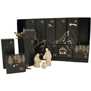 Weihnachtskrippen Adventskalender 2026 (Holz bemalt)
