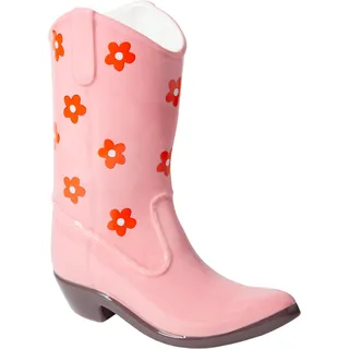 DOIY Vase Rodeo Cowboy Boot lila pink