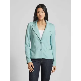 Blazer mit Label-Badge, Mint, 34