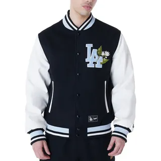 New Era Collegejacke Varsity MLB FLORAL Los Angeles Dodgers schwarz XL (58/60)