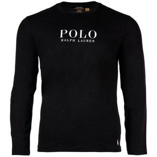 Polo Ralph Lauren T-Shirt Herren Longsleeve - CREW-SLEEP TOP, Schlafshirt schwarz S