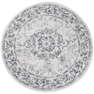 Carpet City DUO RUG 5577 Wendeteppich 120 x 120 cm Grau