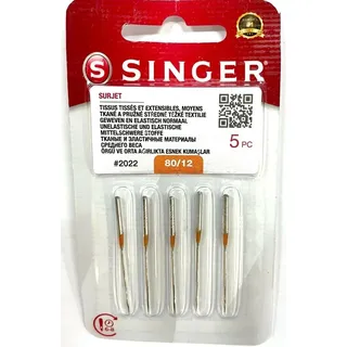 Singer 5 Original Overlock (Ultralock 14SH) Nähmaschinen Nadeln 2022 Stärke 80/11
