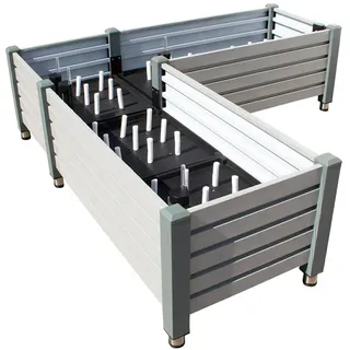 NATIV Hochbeet Milano 169 x 60 x 51 cm Schwarz