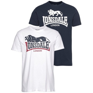 Lonsdale T-Shirt LOSCOE (Packung, 2-tlg., 2er-Pack) weiß XXXL (64/66)