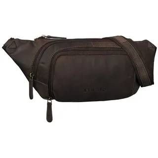 STILORD Bauchtasche "Luke" Bauchtasche Leder Herren Damen braun