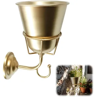 Mesenymm Handgefertigtes Opal-Wandgefäß, Wandmontage, Messing-Behältervase, künstliche Pflanzen, Post-Organisation, Wandgefäßvasen für Blumen, multifunktionaler Hängeorganizer mit Haken für Zuhause