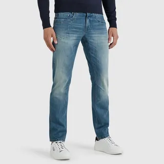 Tapered-fit-Jeans PME LEGEND "SKYMASTER" Gr. 32, Länge 30, grün (soft green cast) Herren Jeans Tapered-Jeans im Used Look Bestseller