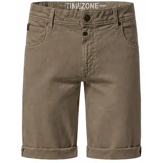 Timezone Scotty Jeans-Shorts Hellbraun W38