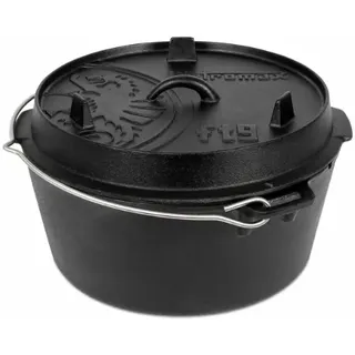 Petromax Feuertopf ft9 (ohne Füße) und Pflegepaste Gusseisen und Schmiedeeisen (FHP)