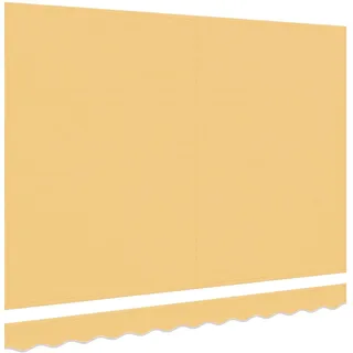 vidaXL Markisenersatzstoff Polyester 1 x 1 m gelb