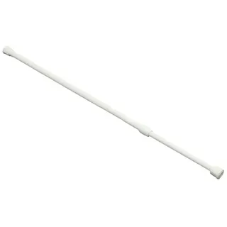 Gemini_Mall Gardinenstange/Klemmstange, federbelastet, ausziehbare Teleskopstange, 70-120 cm, Weiß, weiß, 70-120cm