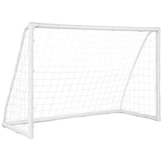 Costway Fußballtor Weiß 180 x 120 cm