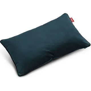 Velvet King Dekoratives Kissen petrol