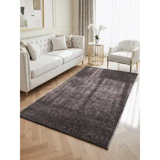 ELLE DECORATION Prisma Kurzflorteppich 160 x 230 cm Braun