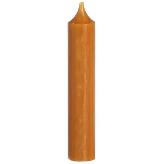 Florists Products Spitzkerze Dekorative kurze Stabkerzen für elegante Tischdekoration und, 6 Stück braun
