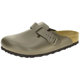 Birkenstock Boston Naturleder schlammfarben 43