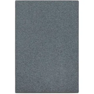 Teppich MY HOME "Blackburn" Teppiche Gr. B/L: 200 cm x 400 cm, 4 mm, 1 St., grau (dunkelgrau) Küchenteppiche