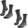 Trekkingsocken Damen asphalt mel 37-38