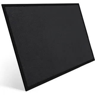 Entrando Fußmatte 90x150 cm in Anthrazit - Rutschfeste Schmutzfangmatte für innen und außen - ideal für Haustür, Flur, Balkon, Terrasse - Carp... - Grau